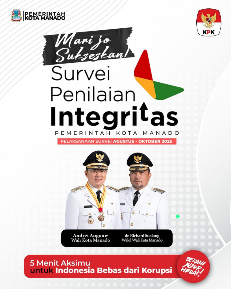 Survei Penilaian Integritas Pemerintah Kota Manado